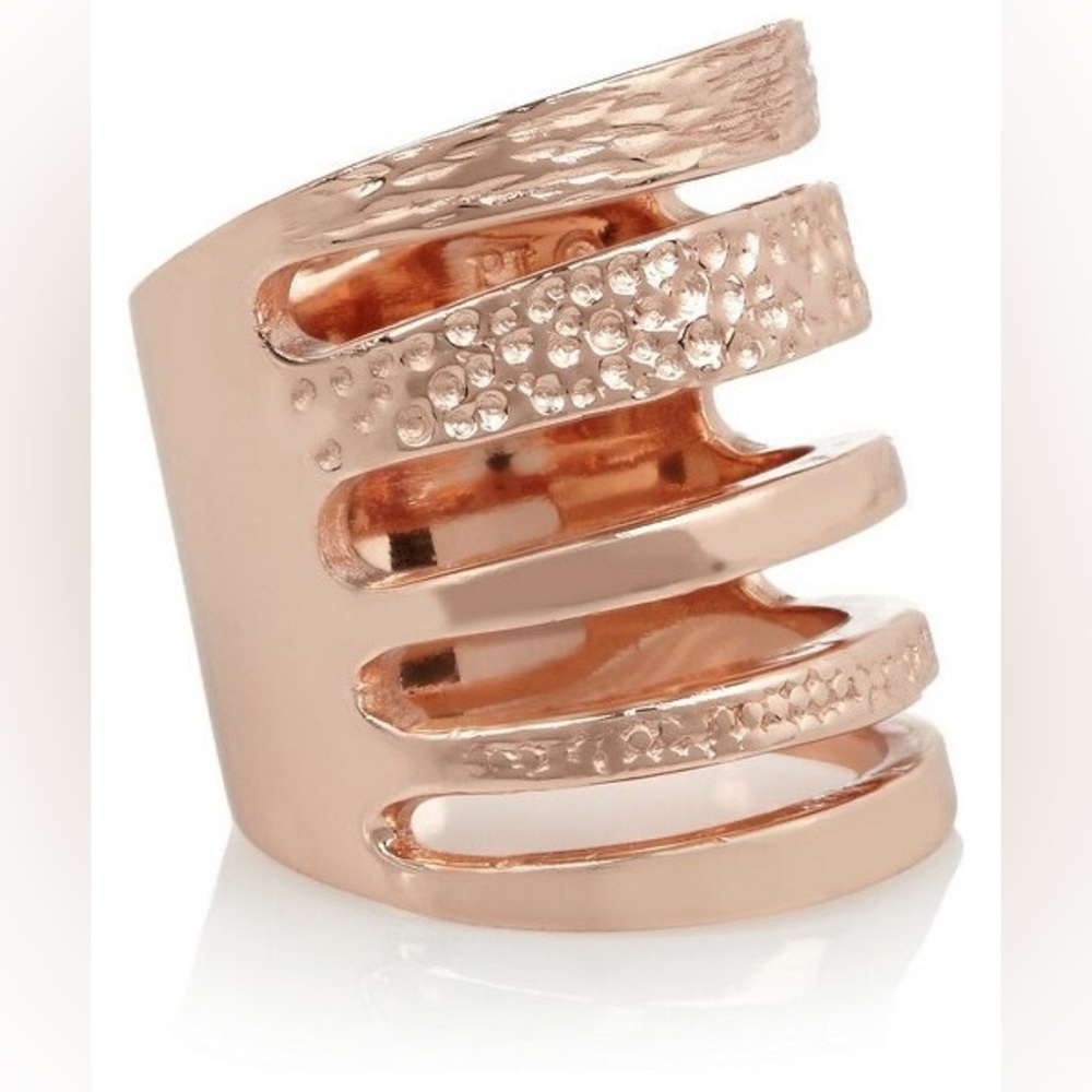 PAMELA LOVE Rose Gold Single Cage Ring